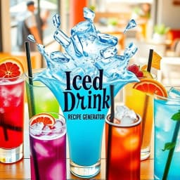 Iced Drink Recipe Generator icon