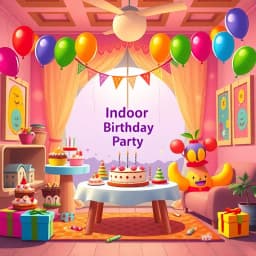 Indoor Birthday Party Ideas icon