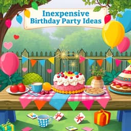 Inexpensive Birthday Party Ideas icon