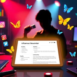 Influencer Resume Generator icon