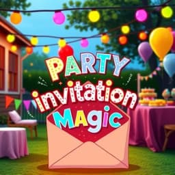Informal Party Invitation Letter Generator icon