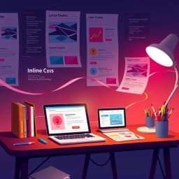 Inline CSS HTML Email Template icon