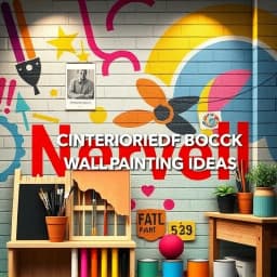Interior Cinder Block Wall Painting Ideas icon