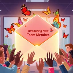 Introducing New Team Member Email Template icon