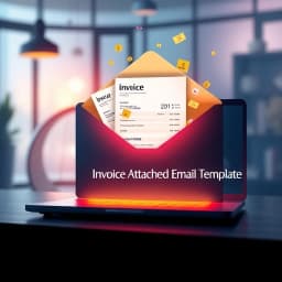 Invoice Attached Email Template icon