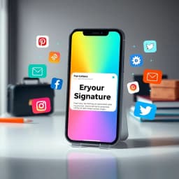 iPhone Email Signature Template icon