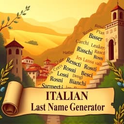 Italian Last Name Generator icon