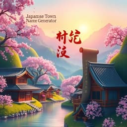 Japanese Town Name Generator icon
