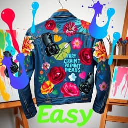 Jean Jacket Painting Ideas Easy icon