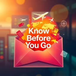Know Before You Go Email Template icon