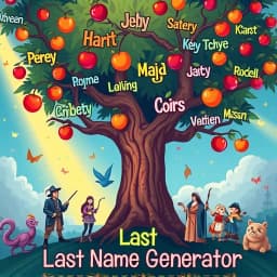 Last Name Generator American icon