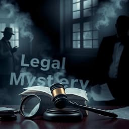 Legal Mystery Book Cover Generator icon
