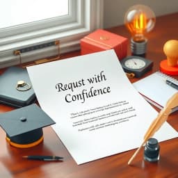 Letter of Recommendation Email Request Template icon