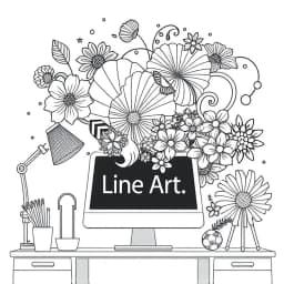 Line Art Illustration Generator icon