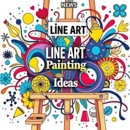 Line Art Painting Ideas icon