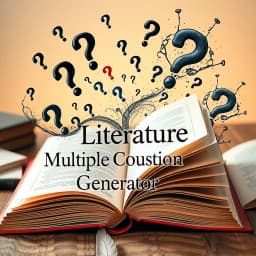 Literature Multiple Choice Question Generator icon