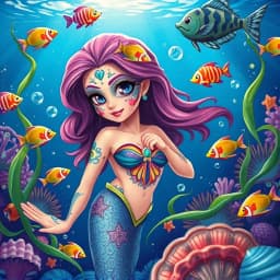 Little Mermaid Face Painting Ideas icon