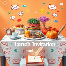 Lunch Invitation Email Template icon