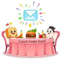 Lunch Order Email Template icon