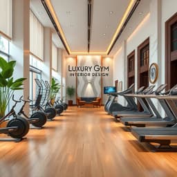 Luxury Gym Interior Design icon