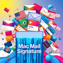 Mac Mail Email Signature Template icon