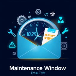 Maintenance Window Email Template icon