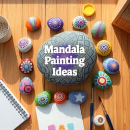 Mandala Rock Painting Ideas icon