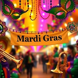 Mardi Gras Email Template icon