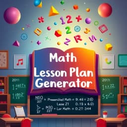 Math Lesson Plan Generator icon