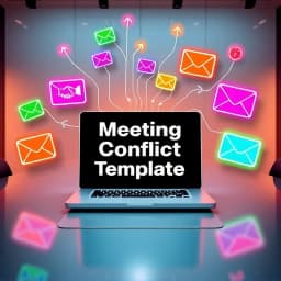 Meeting Conflict Email Template icon