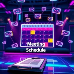 Meeting Schedule Email Template icon