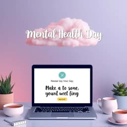 Mental Health Day Email Template icon