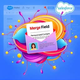 Merge Field Salesforce Email Template icon
