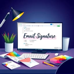 Microsoft Word Email Signature Template icon