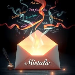 Mistake Email Template icon