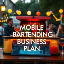 Mobile Bartending Business Plan icon