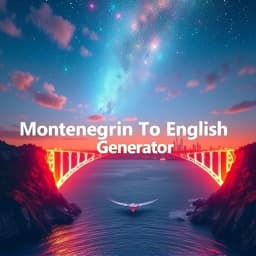 Montenegrin to English Generator  Prl18i6o icon