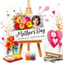 Mother's Day Acrylic Painting Ideas icon