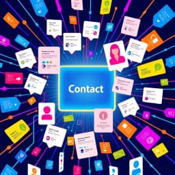 Name Address Email and Phone Number Template icon