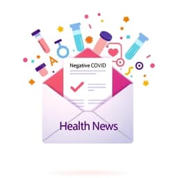Negative COVID Test Results Email Template icon