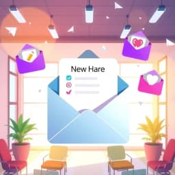 New Hire Benefits Enrollment Email Template icon