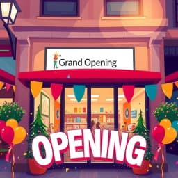 New Store Opening Announcement Message Generator icon