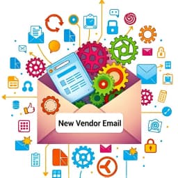 New Vendor Email Template icon