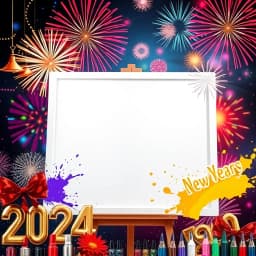 New Year's Canvas Painting Ideas icon
