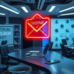 No Overtime Email to Employees Template icon