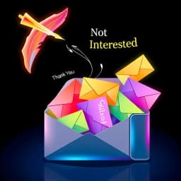 Not Interested Email Response Template icon