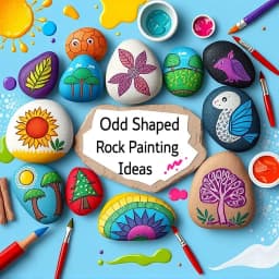 Odd Shaped Rock Painting Ideas icon