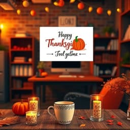 Office Closed For Thanksgiving Email Template icon
