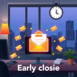Office Closing Early Email Template icon