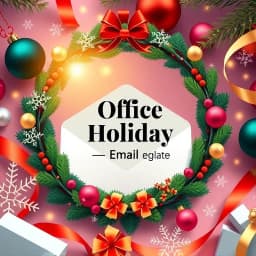 Office Holiday Email Template icon